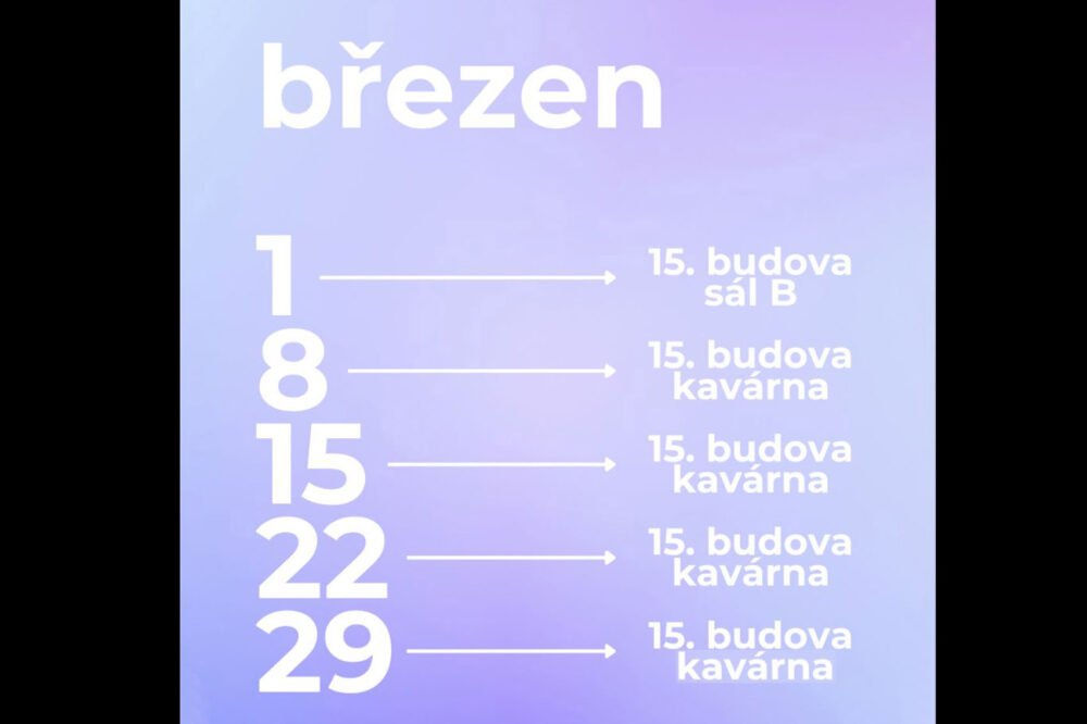 Březnové bohoslužby