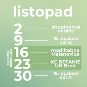 Listopadové bohoslužby